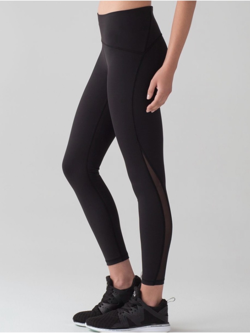 Lululemon Train Times 7/8 Leggings 25” Black Size 8